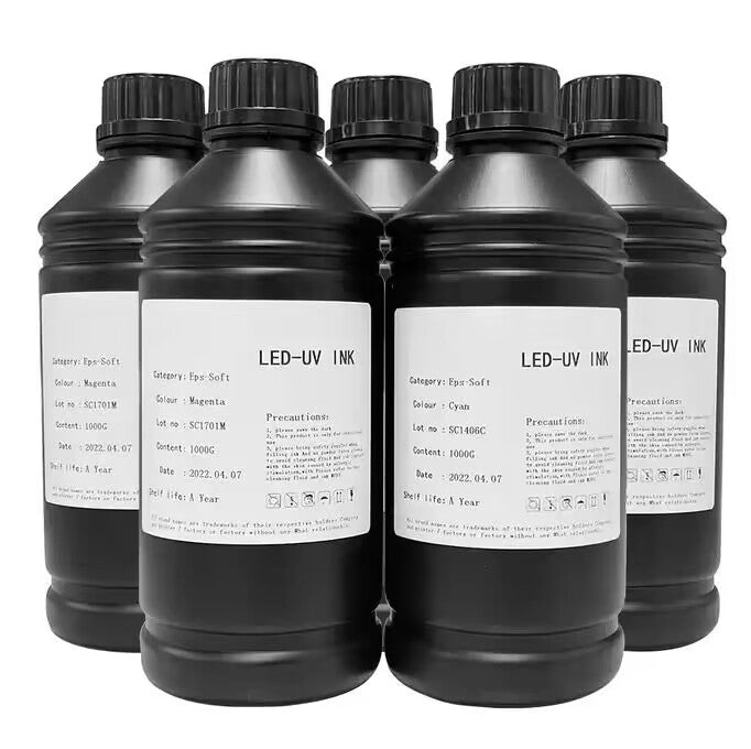 printer UV ink kit ,including C M Y K W V